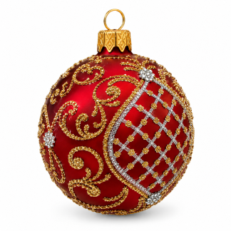 Ornamenst 10 cm (Royal Red)